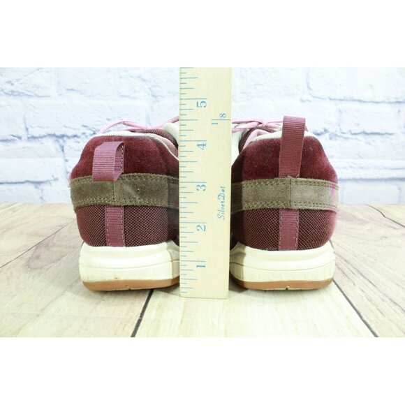 LL Bean 9.5 Wide Suede Mesh Lace Up Comfort Fitness Walking Shoes Sneakers - Picture 6 of 9